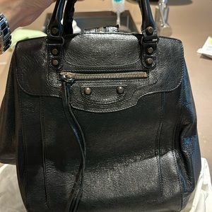 authentic Balenciaga three way versatile shoulder, top handle, backpack
